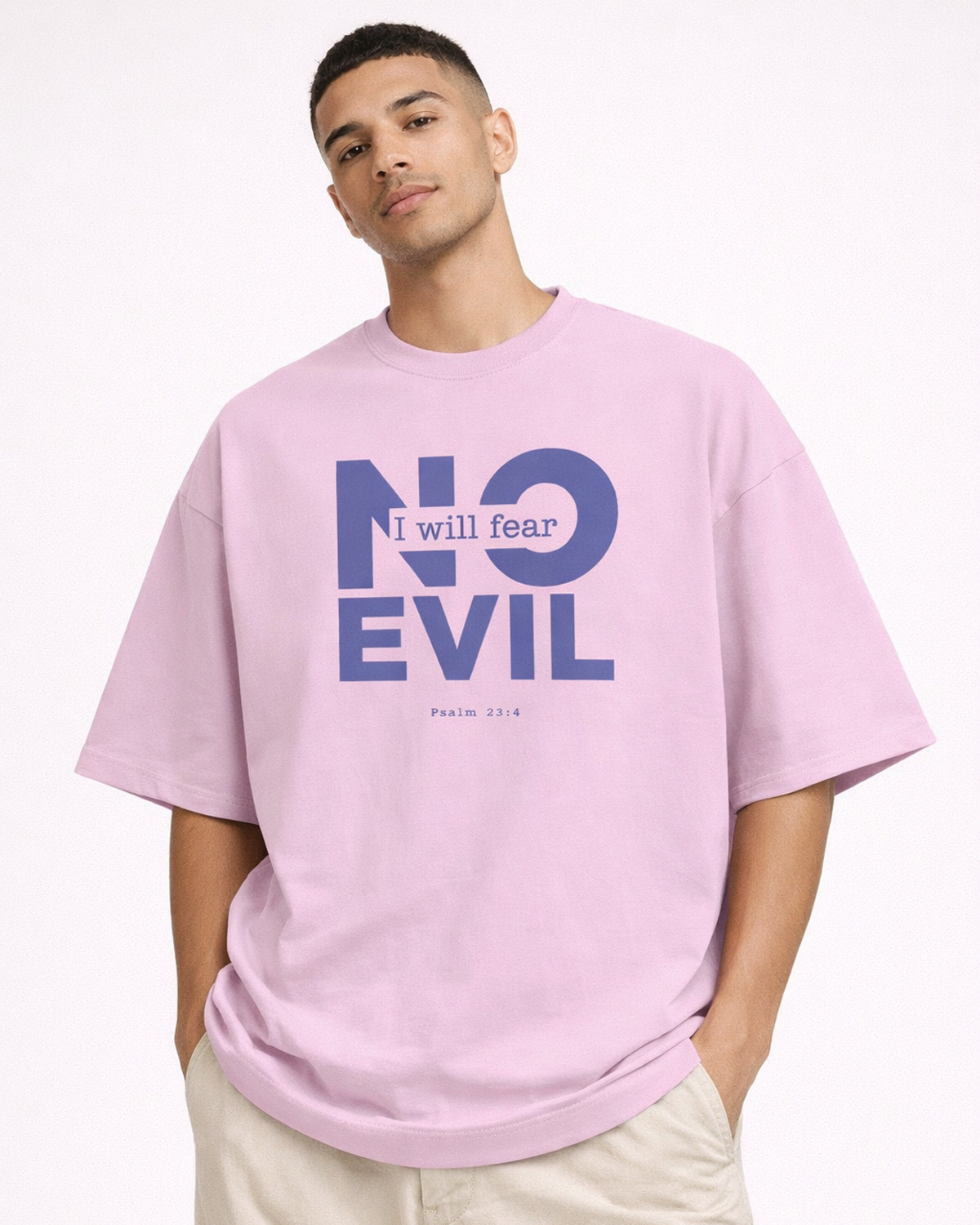 Unisex “NO EVIL” Faith Oversized T-Shirt, 4 Colours